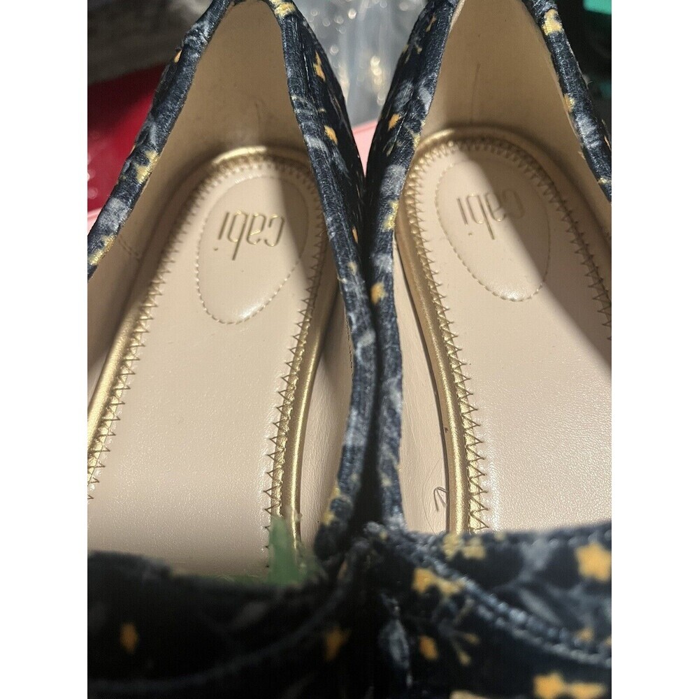 Cabi Women’s Velvet Carnaby Floral Slip On/ Loafers Shoes, Size 9 - Picture 8 of 10